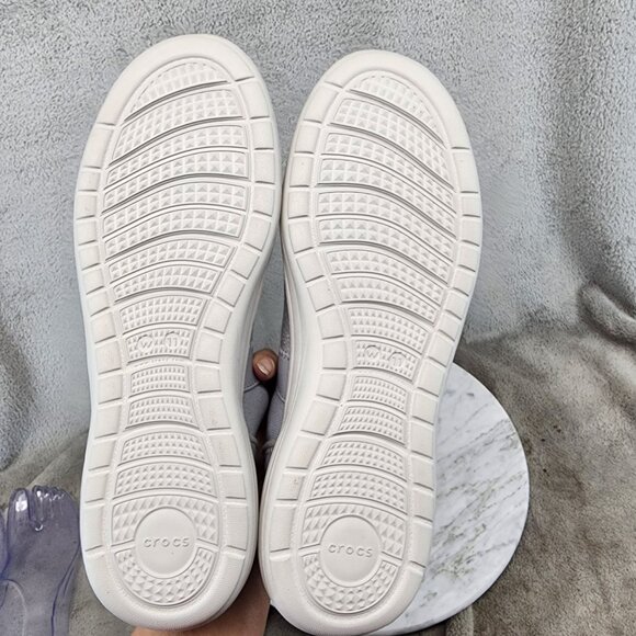 Crocs Shoes Womens Size 11 Gray Slip On Sneakers *NWOT* - Picture 8 of 13